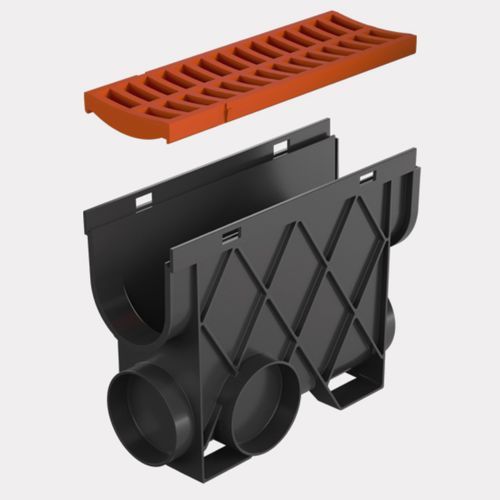 Storm Drain™ – Slimline Pit with Terracotta Grate
