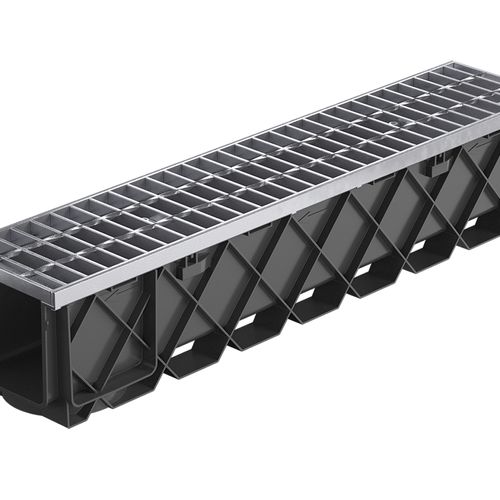 Storm Drain™ Pro – 1m with Class B Galvanised Grate