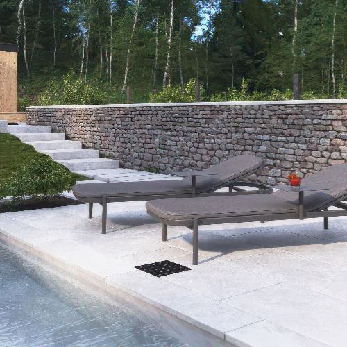 Verano Sun Lounger with Side Table