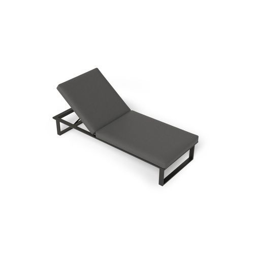 Vivara Sun Lounge - Charcoal - Single