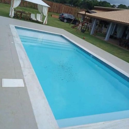 Tile Line Pools with Tanning ledge