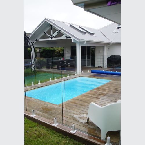 Fiberglass plunge Pool