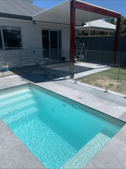 Tile Lined Plunge Pool