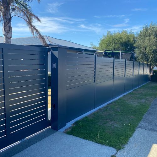 Slat Driveway Gates