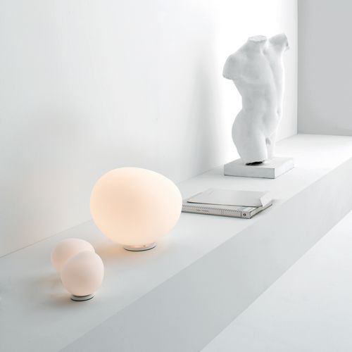 Gregg Media Table Lamp - Glass