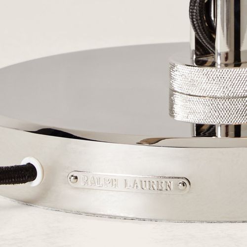 Barrett Knurled Boom-arm Desk Lamp – Nickel