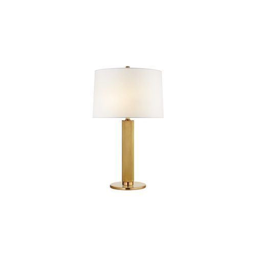 Barrett Medium Knurled Table Lamp – Brass