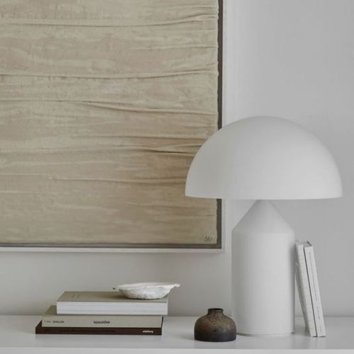Dome Table Lamp- White