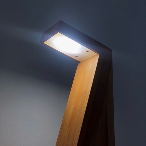 Slant Timber Desk Lamp