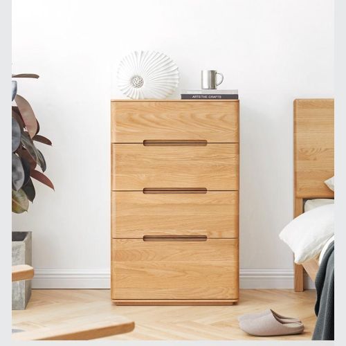 Manchester Natural Solid Oak Tall Boy