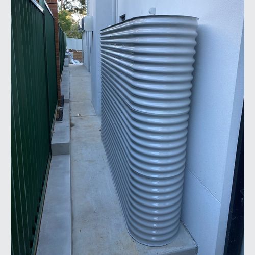 2000-3000 Litre Slimline 304-Grade Stainless Water Tank