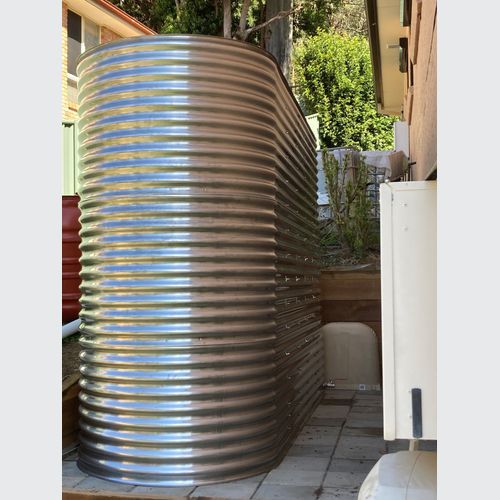 8K - 10K Litre Slimline 304 Grade Stainless Water Tank