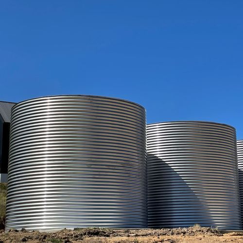 5000 - 7500 Litre Round 304-Grade Stainless Steel Tank