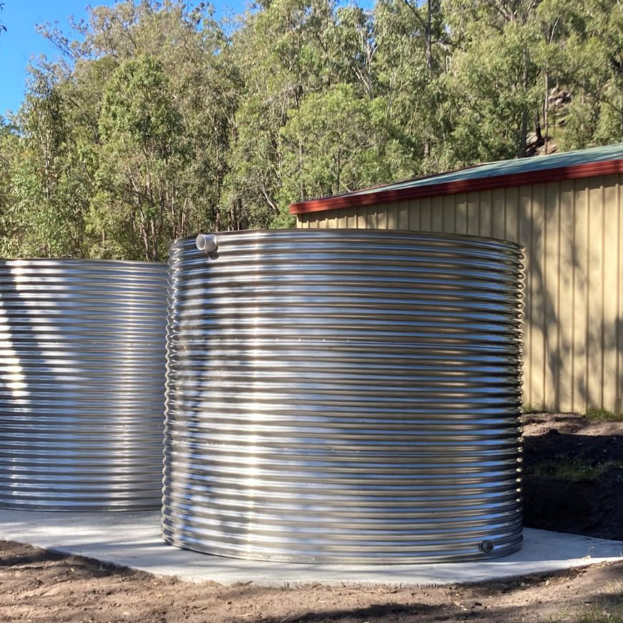 10000-20000 Litre Round 304-Grade Stainless Water Tank