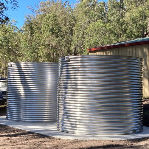 5000 - 7500 Litre Round 304-Grade Stainless Steel Tank
