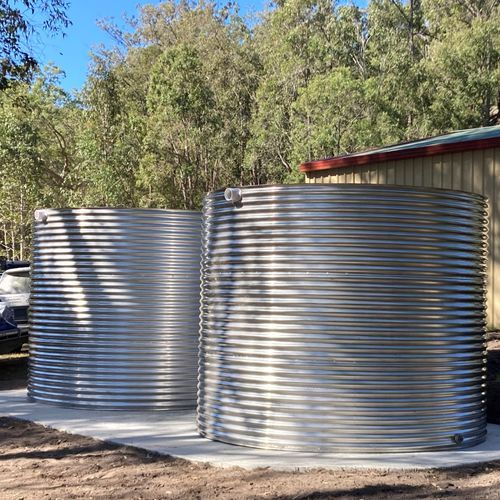2,000-3,000 Litre Round 304-Grade Stainless Water Tank