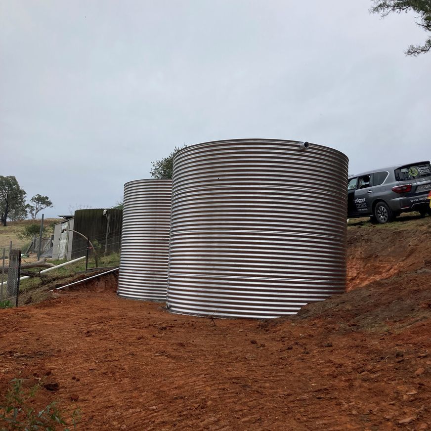 20000-30000 Litre Round 304-Grade Stainless Water Tank