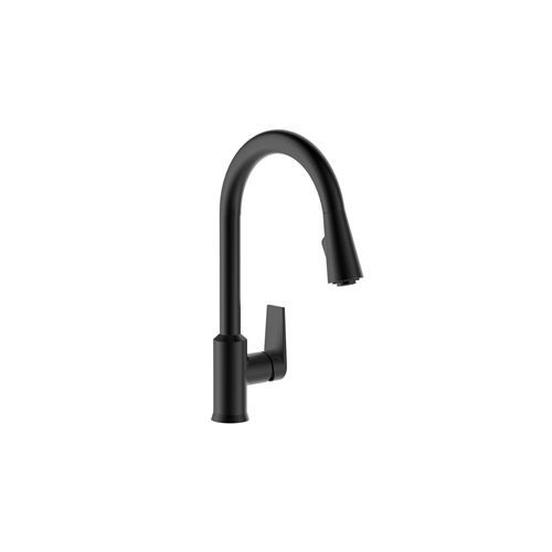 Taut Matte Black Pull Out Spray Kitchen Mixer