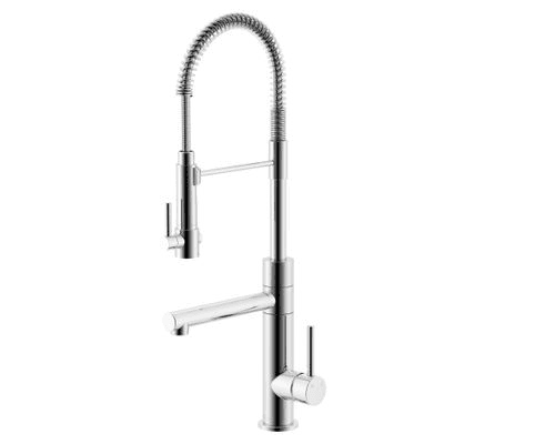 Lucia Side Lever Sink Mixer with Spring Coil Pull Down