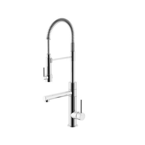 Lucia Side Lever Sink Mixer with Spring Coil Pull Down