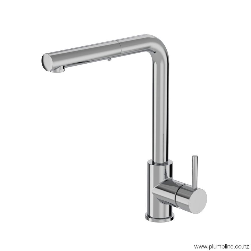 Buddy Kitchen Mixer Straight Spout With Pull Out Spray