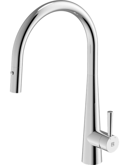 304 Gooseneck Pull Out Kitchen Mixer
