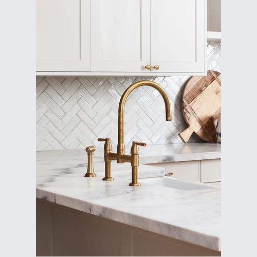 Perrin & Rowe Io kitchen tap with spray rinse