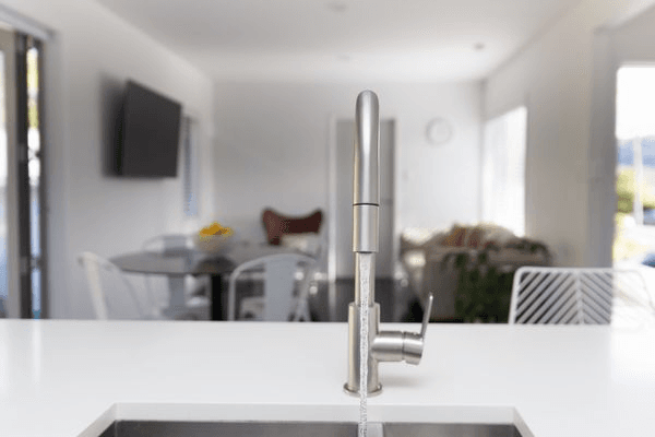 Stainless Gooseneck Pull Out Sink Mixer - Cold Start