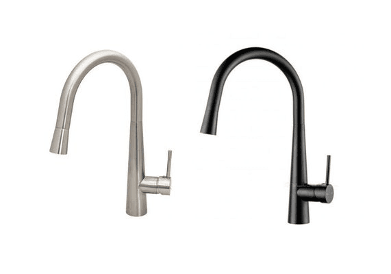 Pull-Out Kitchen Mixer ELE12 Brushed Gunmetal