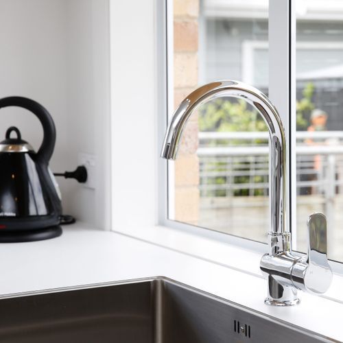 Voda Hi Rise Gooseneck Sink Mixer