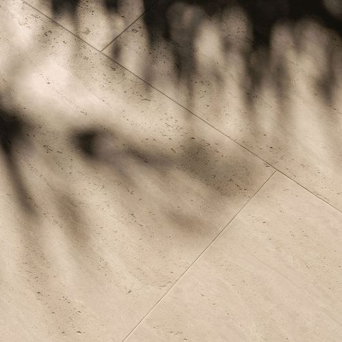Chalk Travertine Hybrid Tile