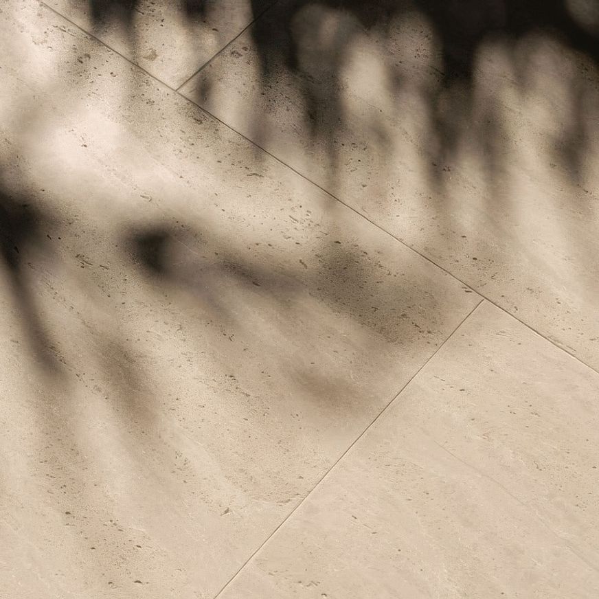 Chalk Travertine Hybrid Tile