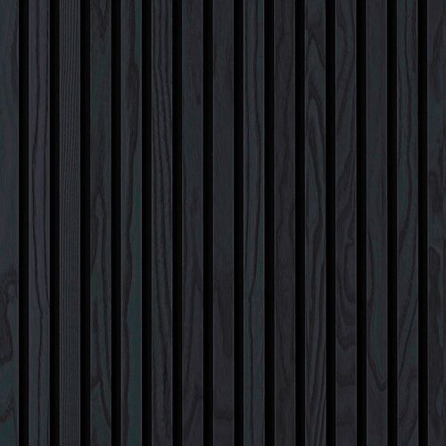 Black Ash Acoustic Timber Slat Panel