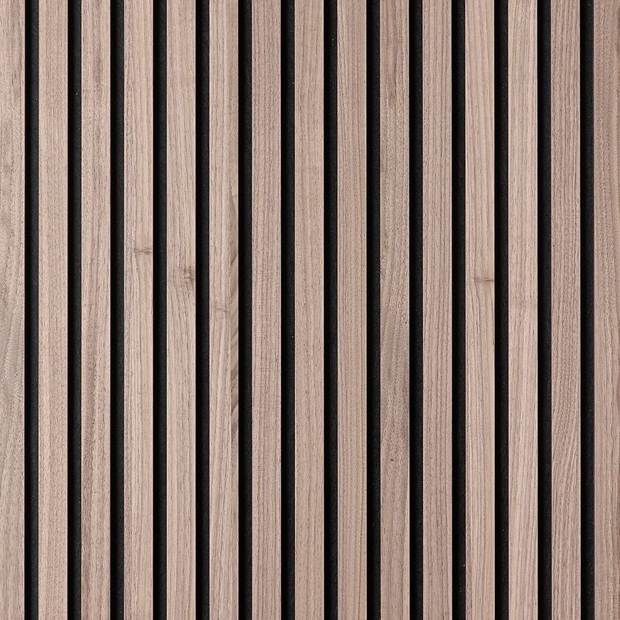 Black Walnut Acoustic Timber Slat Panel
