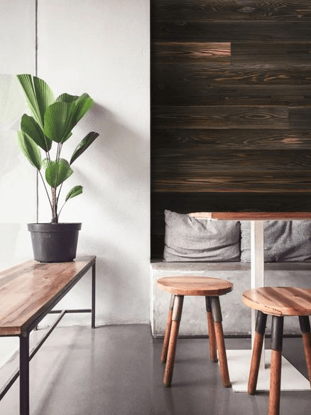 Salvare Charred Spruce Interior Panelling
