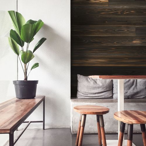 Salvare Charred Spruce Interior Panelling