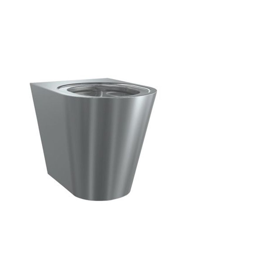 KWC Franke Stainless Steel Floor Mounted Toilet Pan