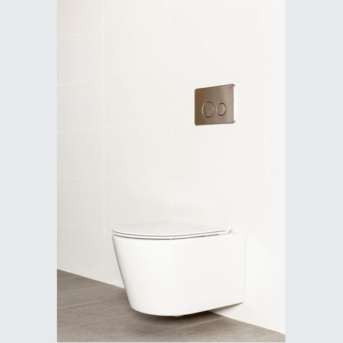 Milu Odourless Wall Hung Toilet Pan & Cistern - Mod
