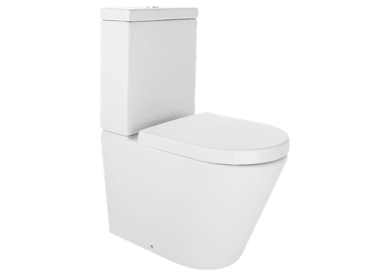 Vivo Toilet Suite with Thick Seat Gloss White