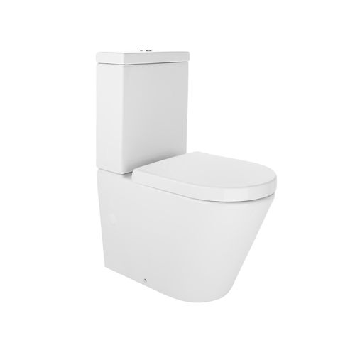 Vivo Toilet Suite with Thick Seat Gloss White