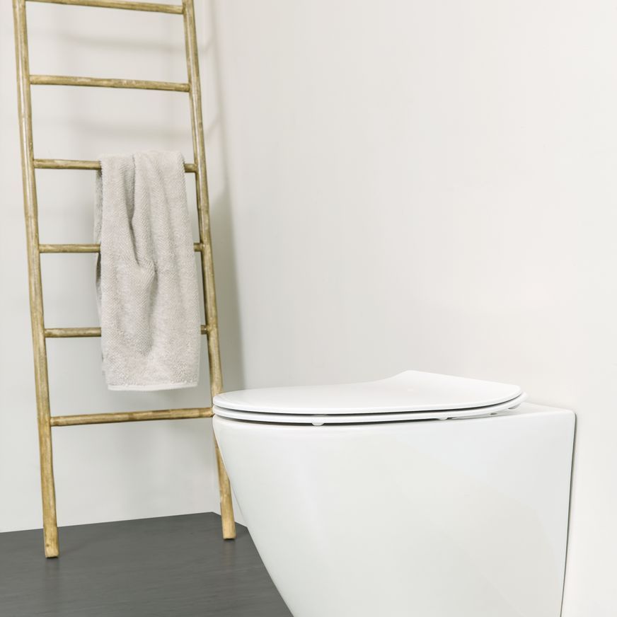 Ellisse MK II BTW Toilet Pan C/w Soft Close Seat