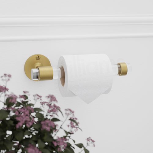 Lucite Toilet Paper Holder