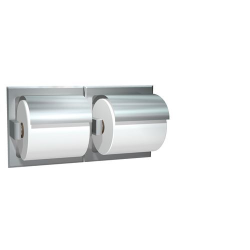 ASI Surface Mounted Double Toilet Roll Dispenser with Hood