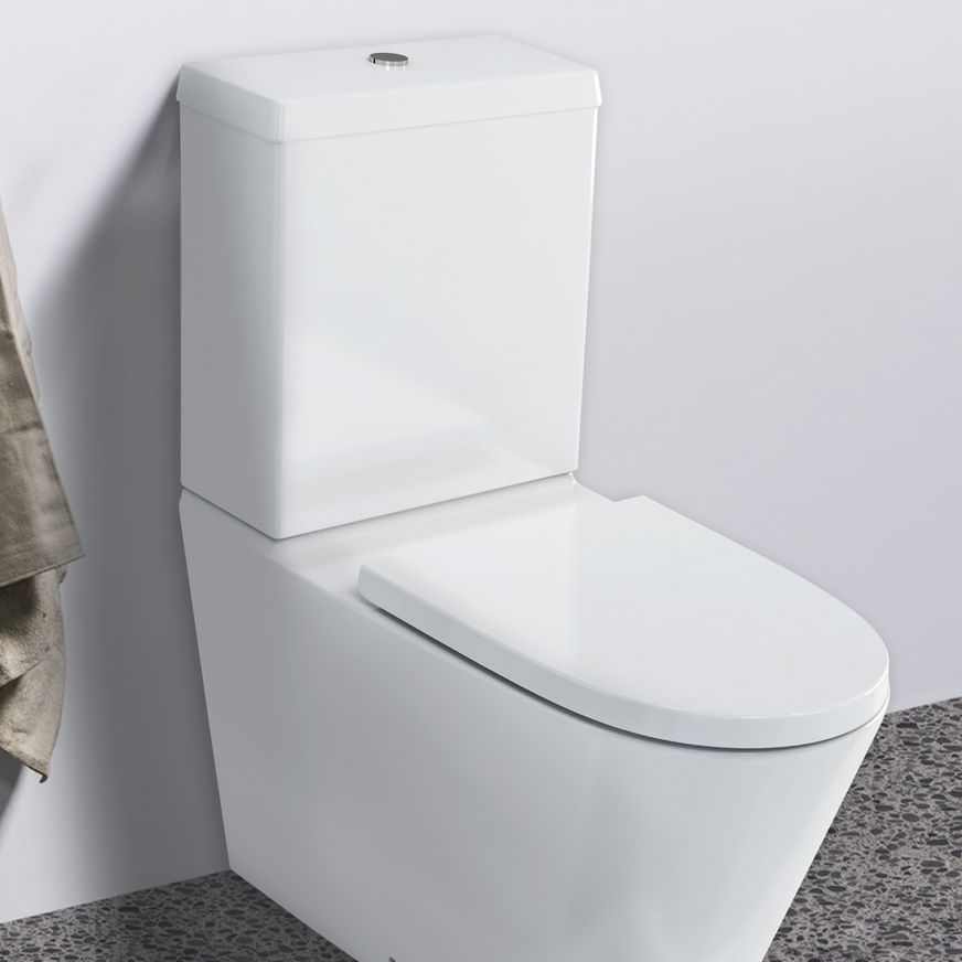 Sphere Easy Height Rimless Back-to-Wall Toilet Suite