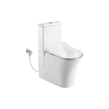 Reflex Rimless Back To Wall Toilet with Bidet Seat