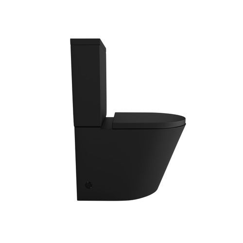 Vivo Toilet Suite Thick Seat Matte Black