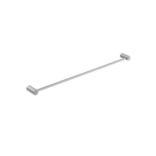 Caddence Single Towel Rail 800mm Brushed Nickel