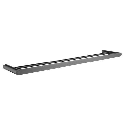 Rushy Double Towel Rail 800mm Gun Metal Grey