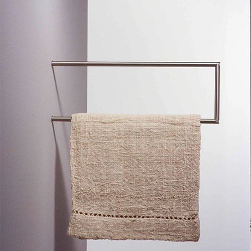 Minimal Vertical Towel Rail by Boffi