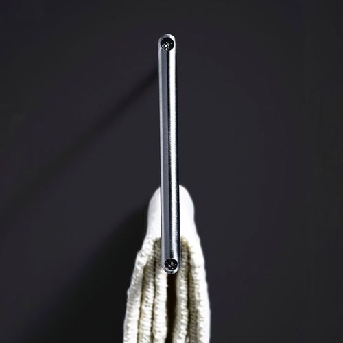 Minimal Vertical Towel Rail by Boffi